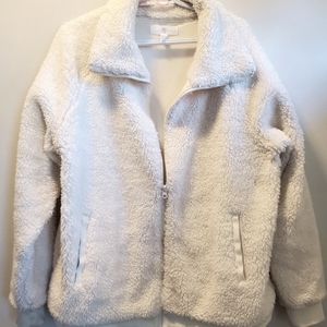 Cuddly cozy sherpa coat